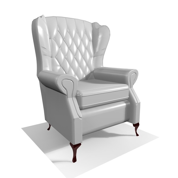 classic 3 piece chairs 3d model - CLASSIC CHAIR 3 PIECE SET by Carrara1
